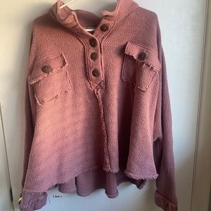 Free People oversized shirt